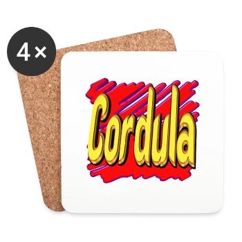 cordula2 - Untersetzer (4er-Set) - Weiß - Vorne