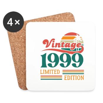 Jahrgang 1999 Limitierte Auflage - Untersetzer (4er-Set) - Weiß - Vorne
