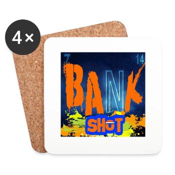 BANK SHOT CHEMISTRY - Dessous de verre (lot de 4) - blanc - Devant