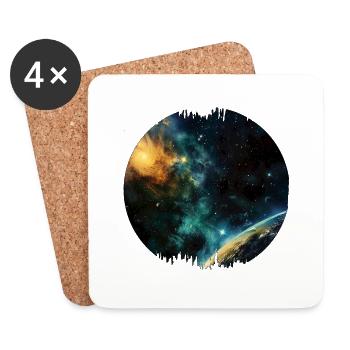 Astronomy is a science - Coasters (set of 4) - white - Front