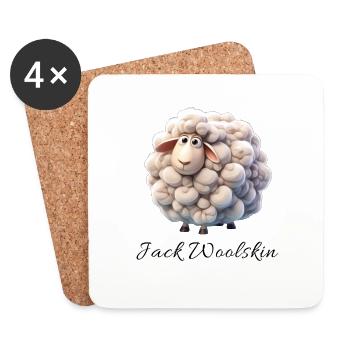 Jack Woolskin - Untersetzer (4er-Set) - Weiß - Vorne