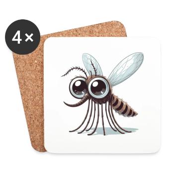 Mosquito - Coasters (set of 4) - white - Front