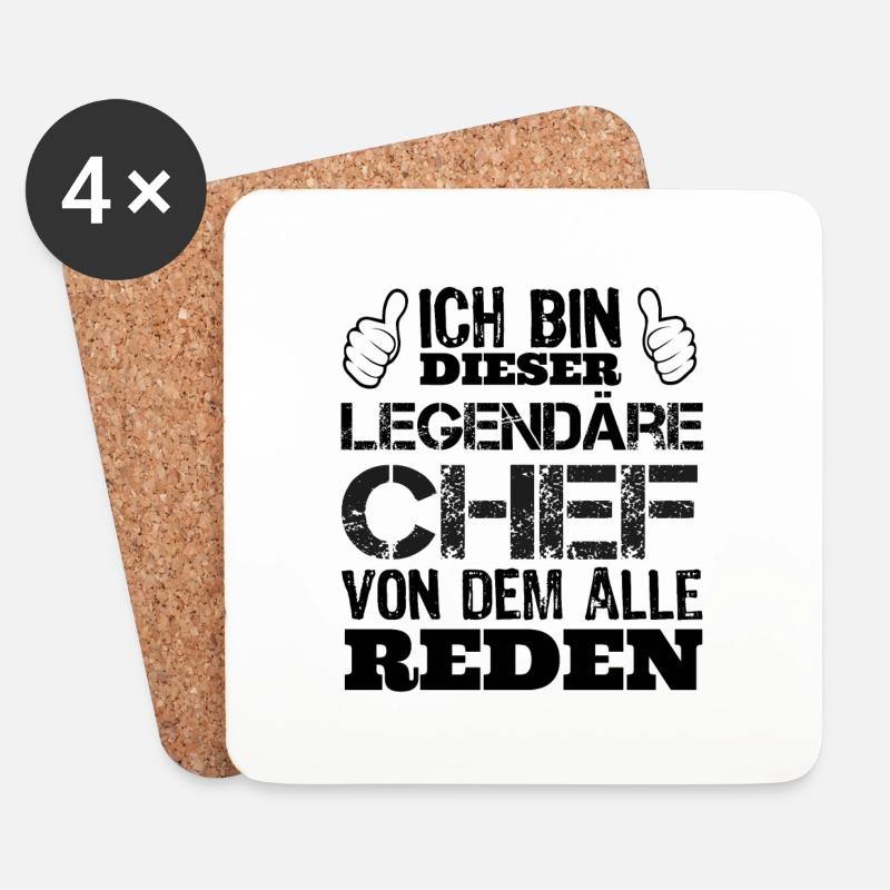 I'm this legendary that everybody's talking about - Coasters (set of 4) - white