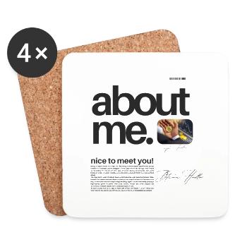 Crypto Summer: The Heat is On - Coasters (set of 4) - white - Front
