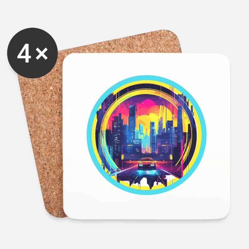 Welcome to the Future - Coasters (set of 4) - white