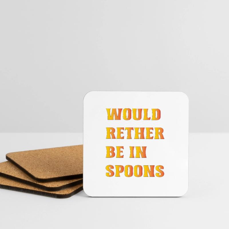 Wetherspoons Design: Would Rather Be In Spoons Coasters (set of 4)