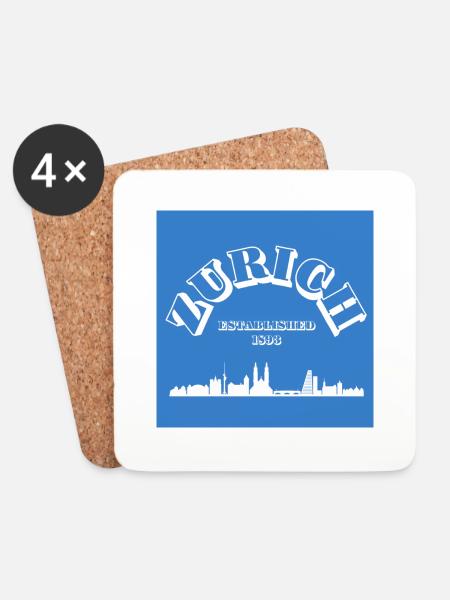 ZURICH - Untersetzer (4er-Set) - Weiß