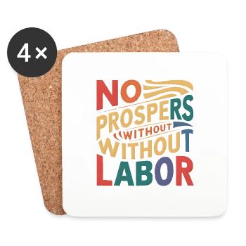 without you nothing will function - Coasters (set of 4) - white - Front