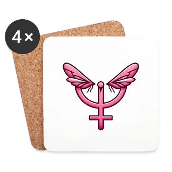 Venus Symbol Gifts - Coasters (set of 4) - white - Front