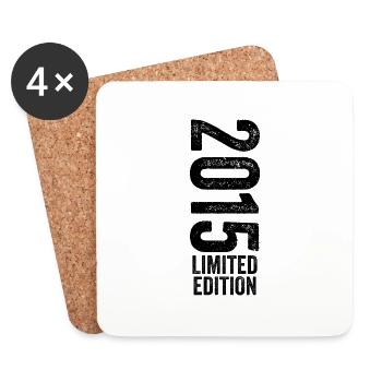 2015 Cadeau Anniversaire 2015 édition limitée 2015 - Dessous de verre (lot de 4) - blanc - Devant
