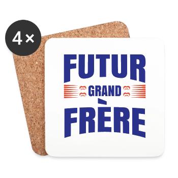 Future big brother - future big brother announcement - Coasters (set of 4) - white - Front