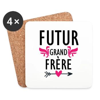 Future big brother - future big brother announcement - Coasters (set of 4) - white - Front