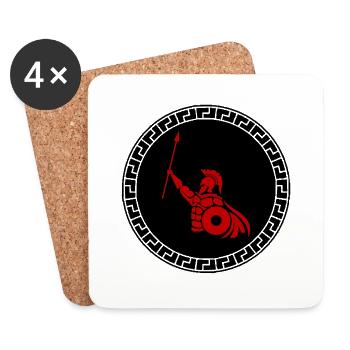 spartan 02 - Untersetzer (4er-Set) - Weiß - Vorne