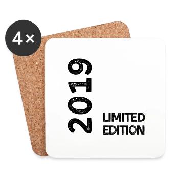 2019 limited edition - Dessous de verre (lot de 4) - blanc - Devant