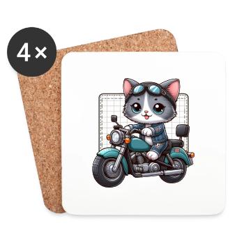 Soft Kitty Gifts - Coasters (set of 4) - white - Front