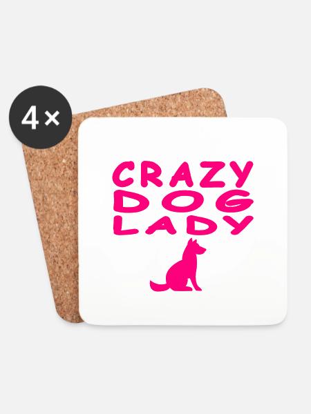 Hunde - Untersetzer (4er-Set) - Weiß