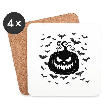 Pumpkin - Untersetzer (4er-Set) - Weiß - Vorne