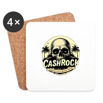 Cashrock Beach Party - Untersetzer (4er-Set) - Weiß - Vorne
