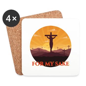 For My sake - Coasters (set of 4) - white - Front
