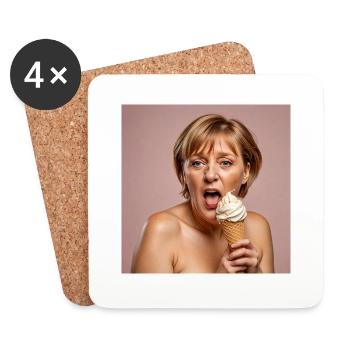 Angela 2 - Untersetzer (4er-Set) - Weiß - Vorne