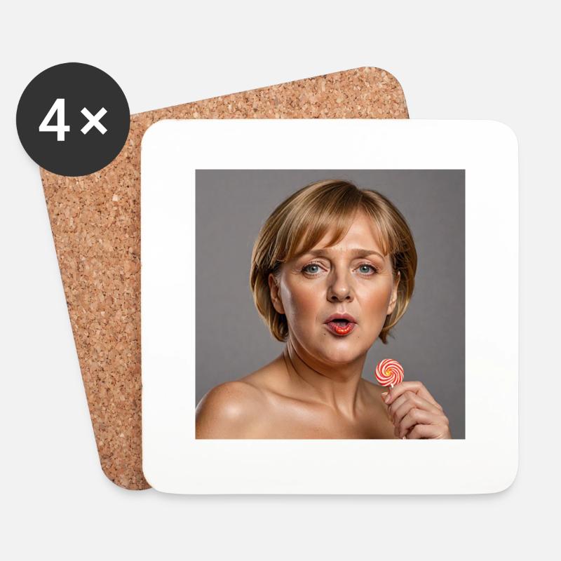 Angela - Untersetzer (4er-Set) - Weiß