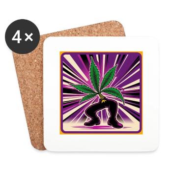 Stoned Striders - Coasters (set of 4) - white - Front