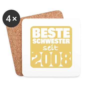 Sister 2008 - Coasters (set of 4) - white - Front