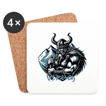 Viking 2 viking - Untersetzer (4er-Set) - Weiß - Vorne