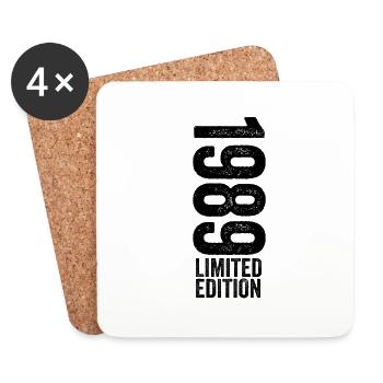 1989 - Edition Limitée 1989 Anniversaire - Dessous de verre (lot de 4) - blanc - Devant