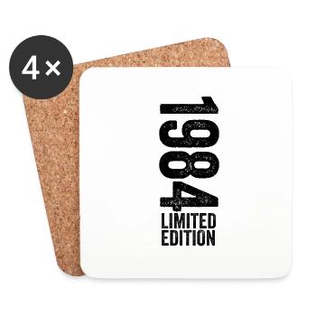 1984 - Edition Limitée 1984 Anniversaire - Dessous de verre (lot de 4) - blanc - Devant