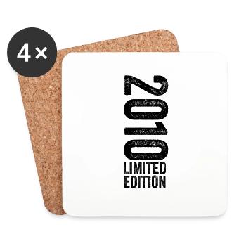 2010 - Limited Edition 2010 Birthday - Coasters (set of 4) - white - Front