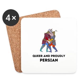 Queer - Iran - Coasters (set of 4) - white - Front
