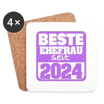 2024 - Coasters (set of 4) - white - Front