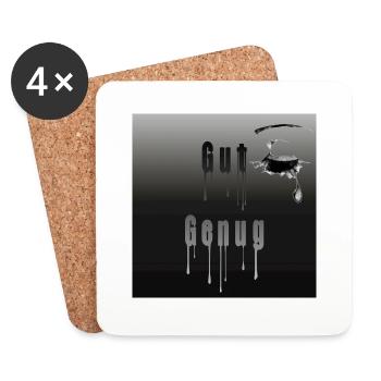 Good enough - Coasters (set of 4) - white - Front