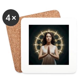 Prayer - Untersetzer (4er-Set) - Weiß - Vorne