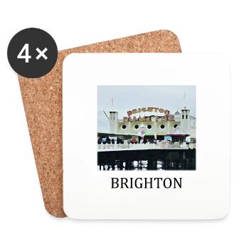 Brighton - Untersetzer (4er-Set) - Weiß - Vorne