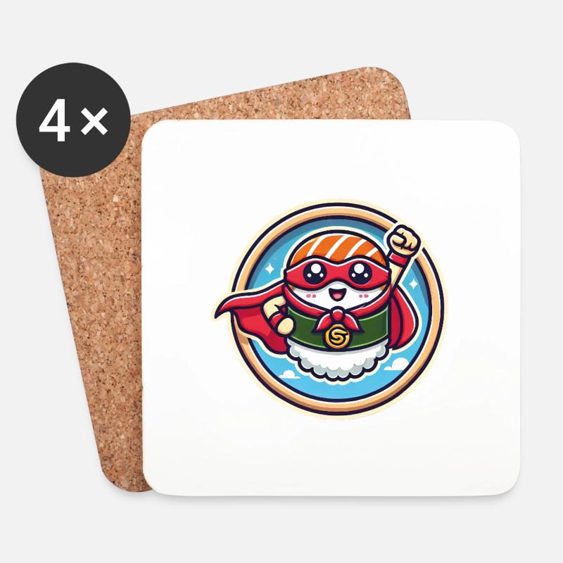 Great sushi - Coasters (set of 4) - white