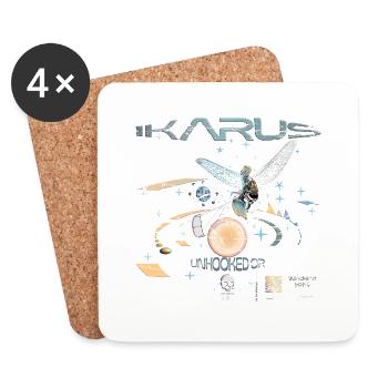 Ikarus - Untersetzer (4er-Set) - Weiß - Vorne