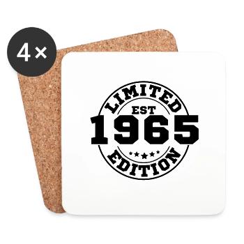1965 Limitierte Auflage - Untersetzer (4er-Set) - Weiß - Vorne