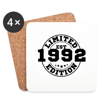 1992 Limited Edition - Coasters (set of 4) - white - Front