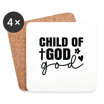 Child of God - Coasters (set of 4) - white - Front