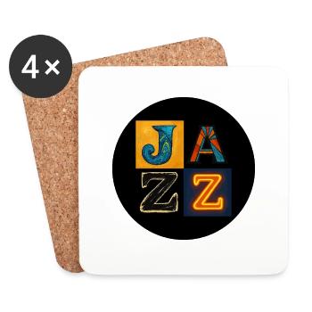 Jazz - Untersetzer (4er-Set) - Weiß - Vorne