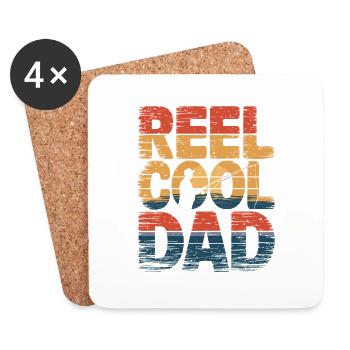 Moulinet Cool Dad - Dessous de verre (lot de 4) - blanc - Devant