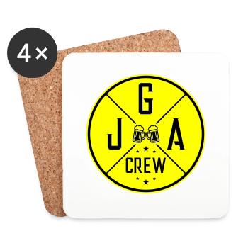 Jga Crew Bier Junggesellenabschied - Untersetzer (4er-Set) - Weiß - Vorne
