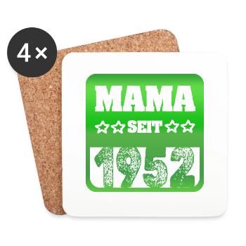 Mother 1952 - Coasters (set of 4) - white - Front