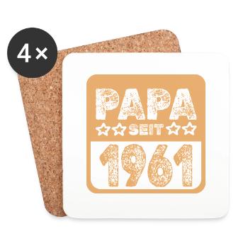 1961 - Coasters (set of 4) - white - Front