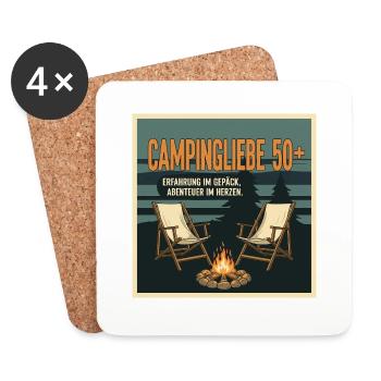 Découvrez notre chemise Camperliebe 50+ de haute qualité - Dessous de verre (lot de 4) - blanc - Devant