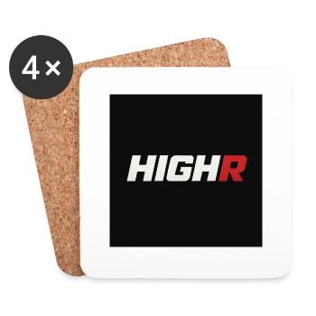 HIGHR - Coasters (set of 4) - white - Front
