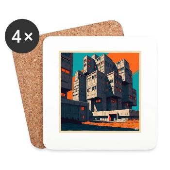 1751641128033 - Coasters (set of 4) - white - Front