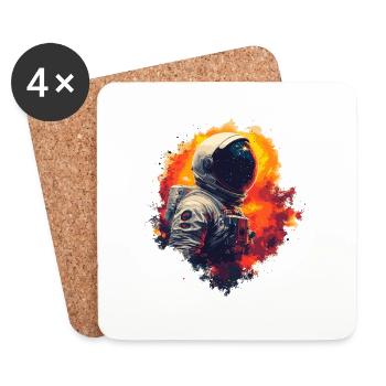Star Pioneer - Coasters (set of 4) - white - Front